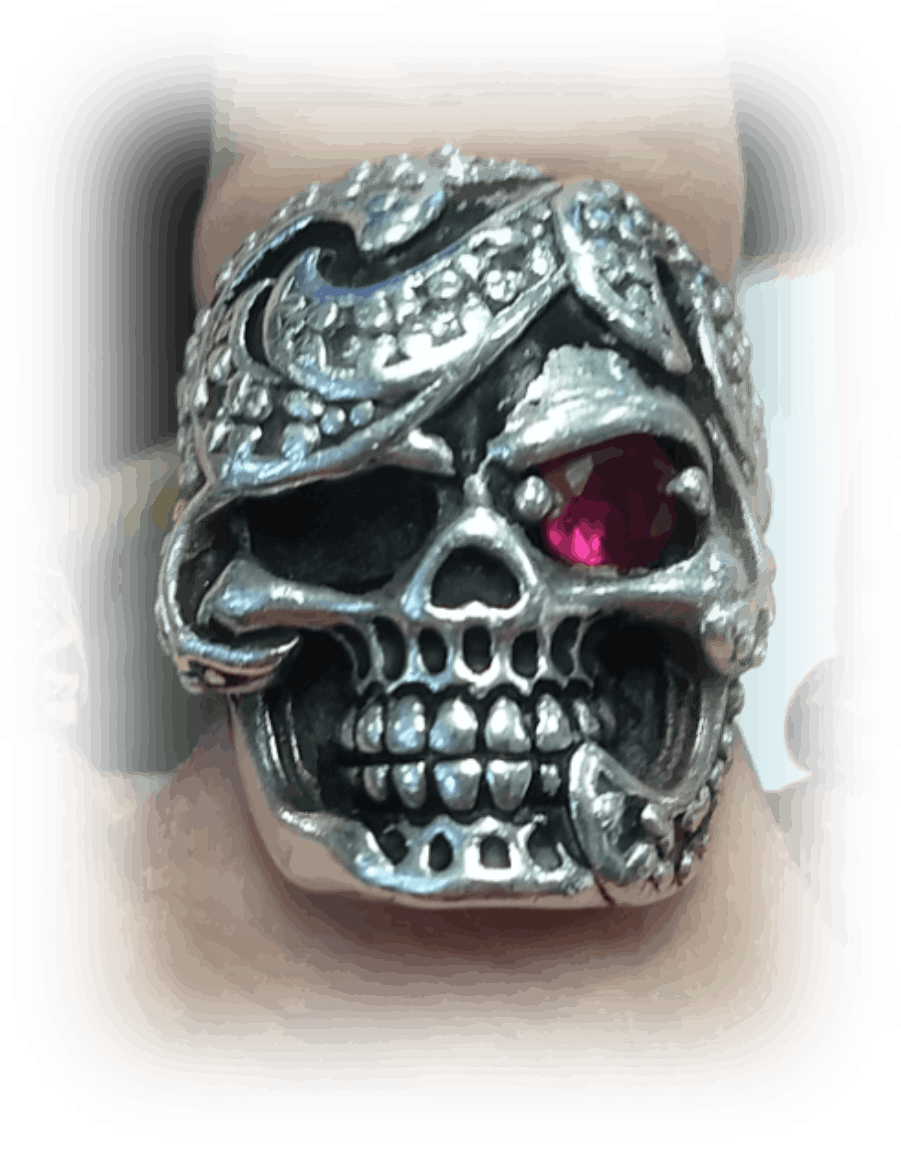☆DIESEL☆ skull ring DX1579040 Women's Stainless Steel Skull Ring | Black | Diesel